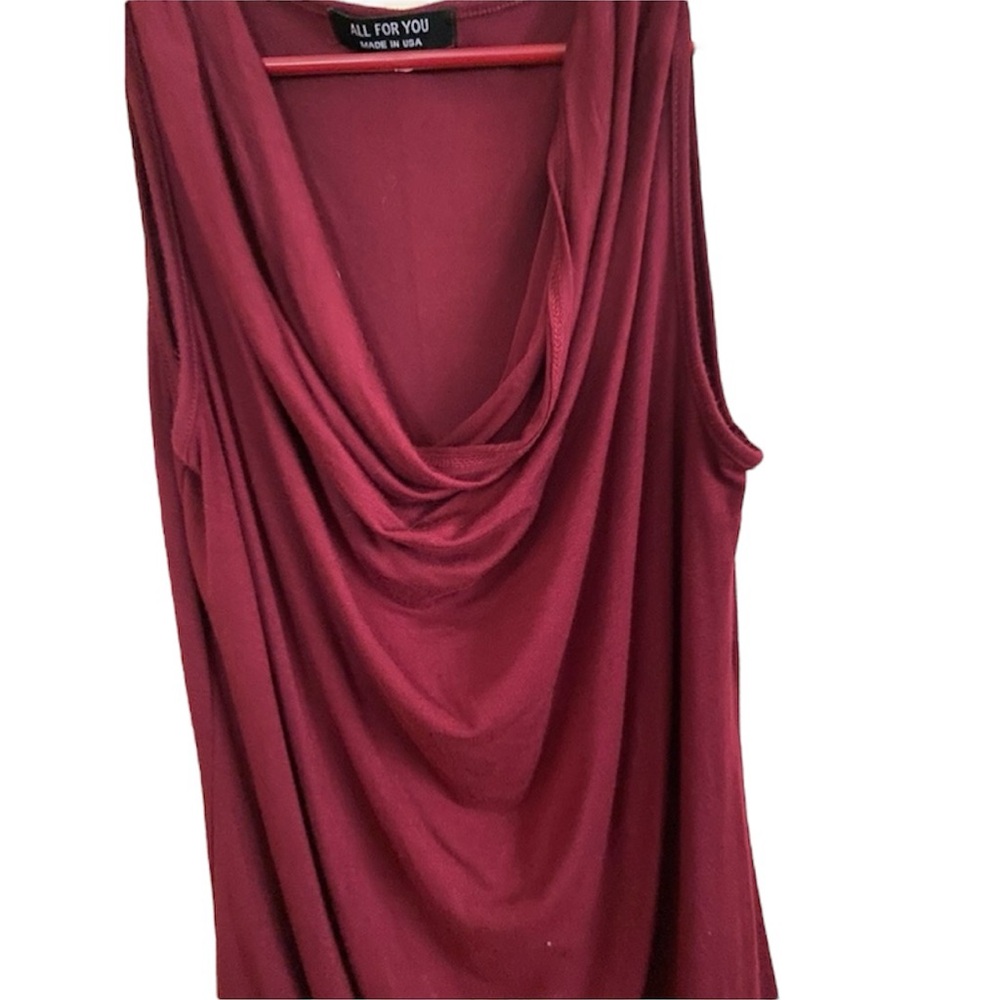 all For you burgundy cami